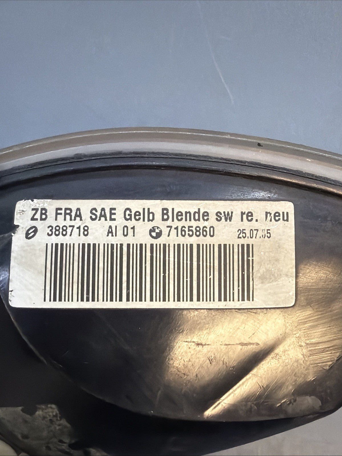 02 - 05 BMW 3-SERIES RIGHT PASSANGER TURN SIGNAL INDICATOR PARK CORNER 7165860