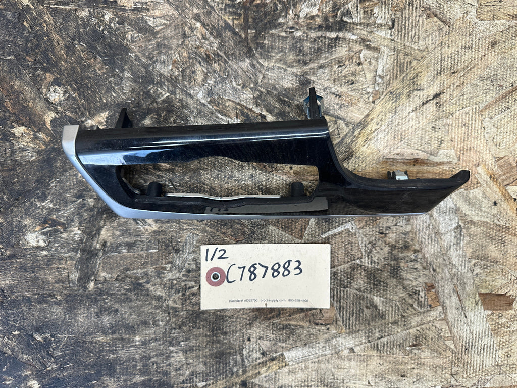 BMW 09-17 F10 5 SERIES HEADLIGHT CONTROL SWITCH TRIM PANEL ASH WOOD OEM 9192935