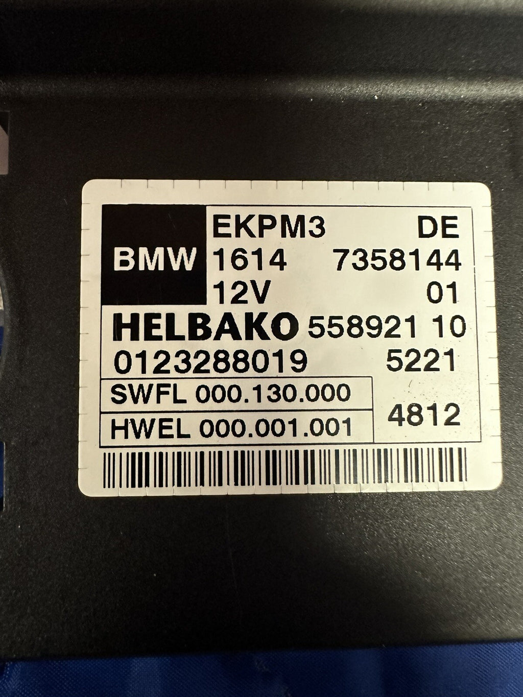 2010-2019 BMW F-SERIES GRAN COUPE F30 F20 F21 F22 F36 FUEL PUMP CONTROL UNIT OEM