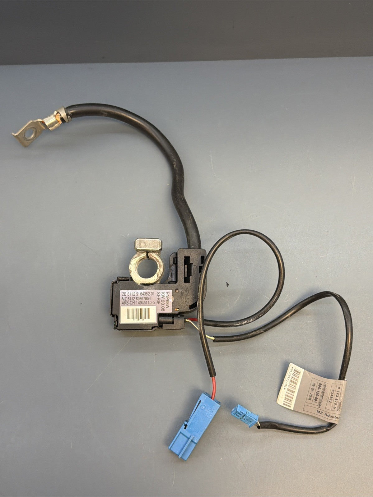 06-13 BMW X5 E70 E90 328i 325i Rear Trunk Battery Negative Cable 9164352