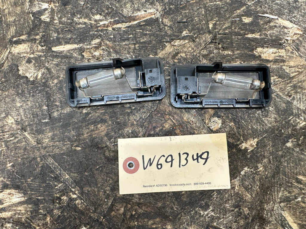 BMW 2003-2006 E83 X3 INTERIOR READING LIGHT SET BLACK OEM 140929+30