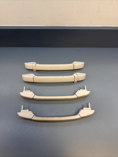01-2006 E46 BMW 325 330 OVERHEAD SEDAN GRIP HANDLE SET OF 4 8231321 GRAY