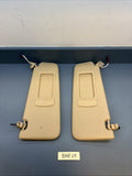 13-15 BMW E84 X1 06-12 E90 328i M3 SUN VISOR MIRROR SET OEM 6905983 BEIGE