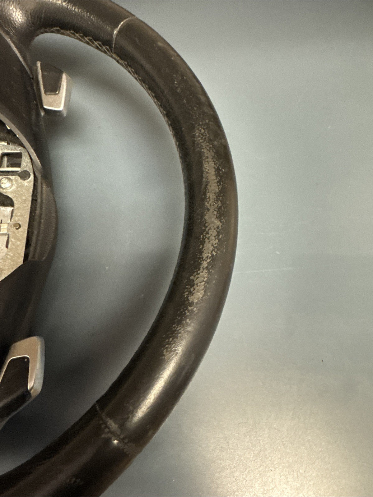 06-10 BMW E60 E63 E64 5/6 Series Sport Leather Steering Wheel Black OEM 6774458
