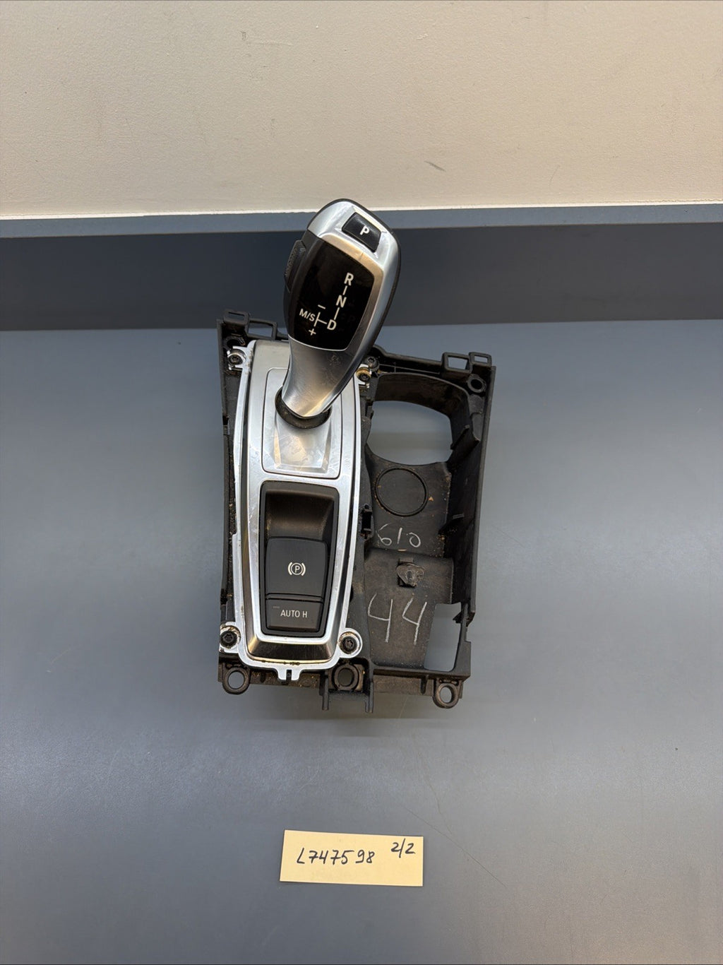 2010-2014 BMW X5 X6 E70 E71 Shifter Gear Floor Shift Selector OEM WITH TRIM