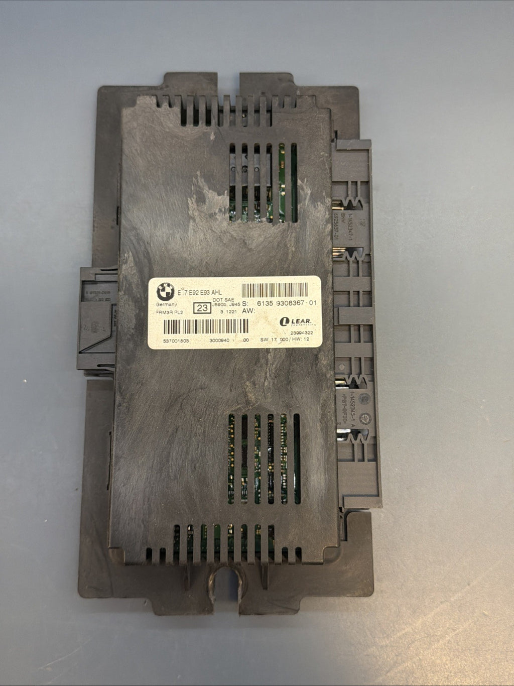 OEM BMW X1 E84 AHL FRM3 PL2 Footwell Light Control Module 9308367