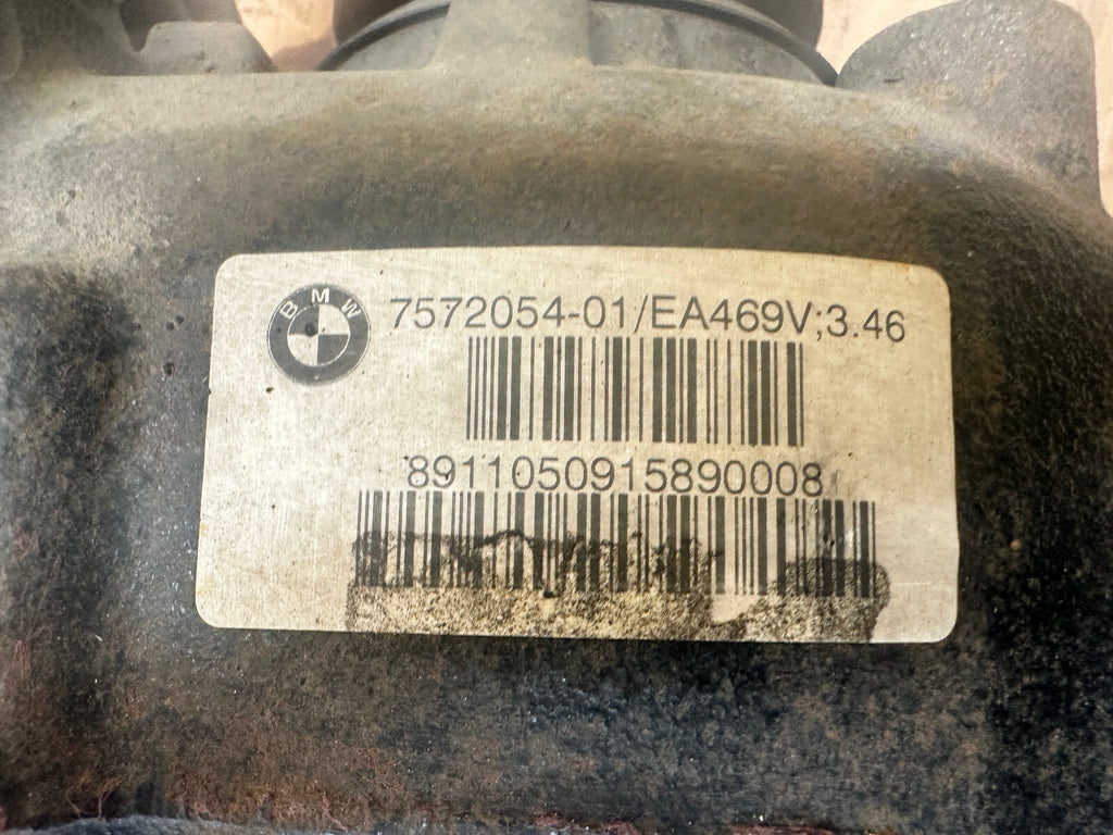 BMW 05-13 135i 335i X1 25iX 28iX REAR DIFFERENTIAL FINAL 3.46 DRIVE 7572054