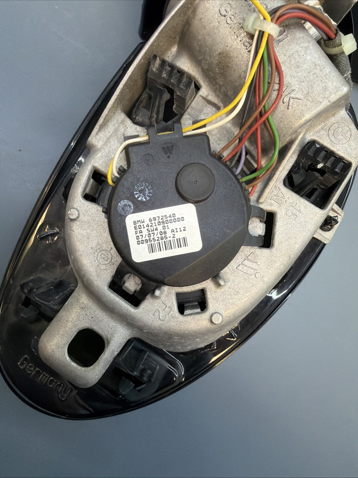 07-10 BMW E92 E93 3 Series Front Left Driver Door Mirror Black OEM 7119212