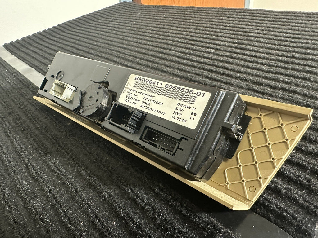 06-08 BMW E90 325i 328i 330i AC HEATER CLIMATE CONTROL SWITCH UNIT OEM 6958536