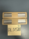BMW E38 Interior Overhead Map Vanity Light Lamp Sand Biege 63318360011 OEM 2 pcs