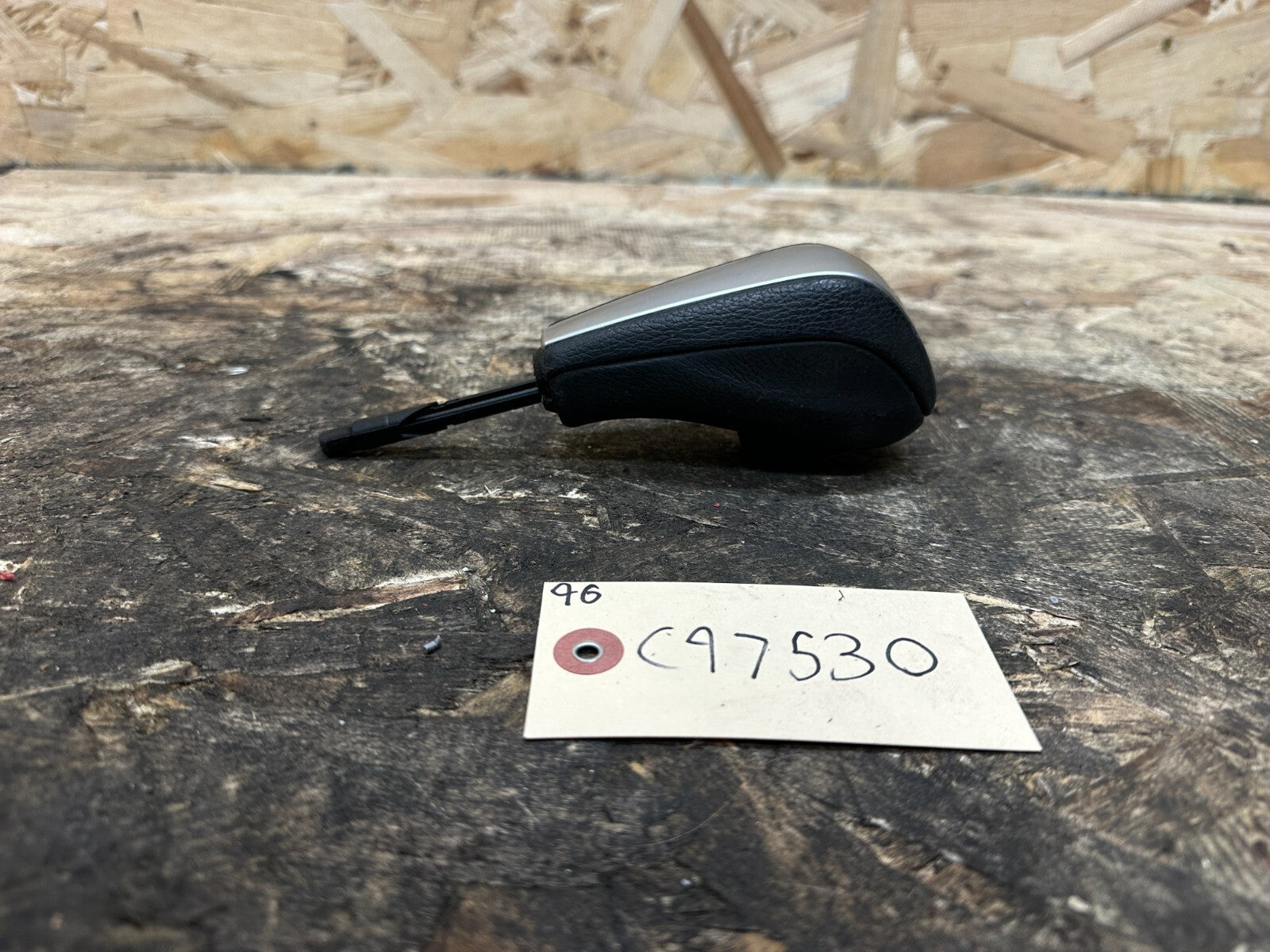 BMW 2006-2012 E90 SILVER AUTOMATIC SHIFTER KNOB OEM 25167570652