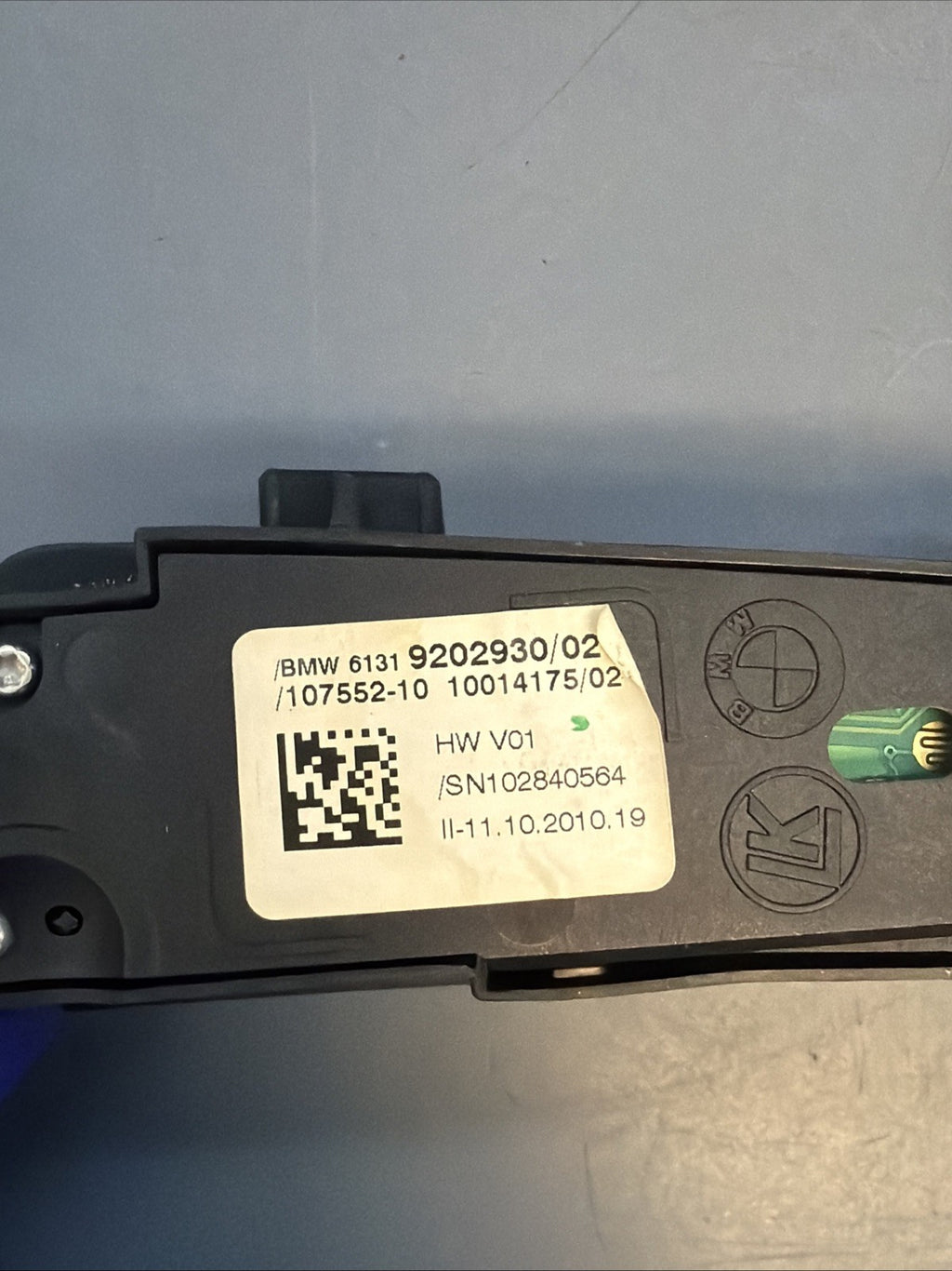 BMW PDC SWITCH F10 528i 535i 550i F25 X3 11-17 OEM PART 61319202930