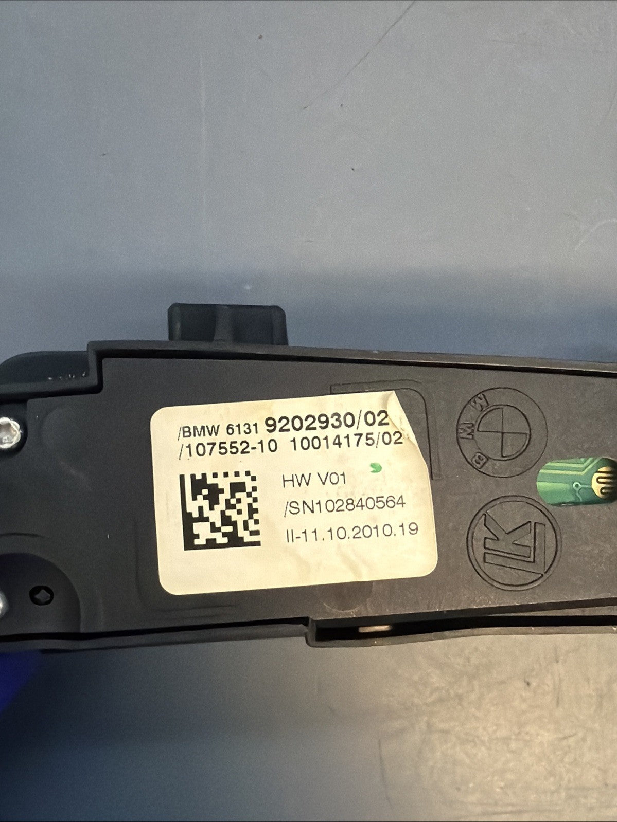BMW PDC SWITCH F10 528i 535i 550i F25 X3 11-17 OEM PART 61319202930