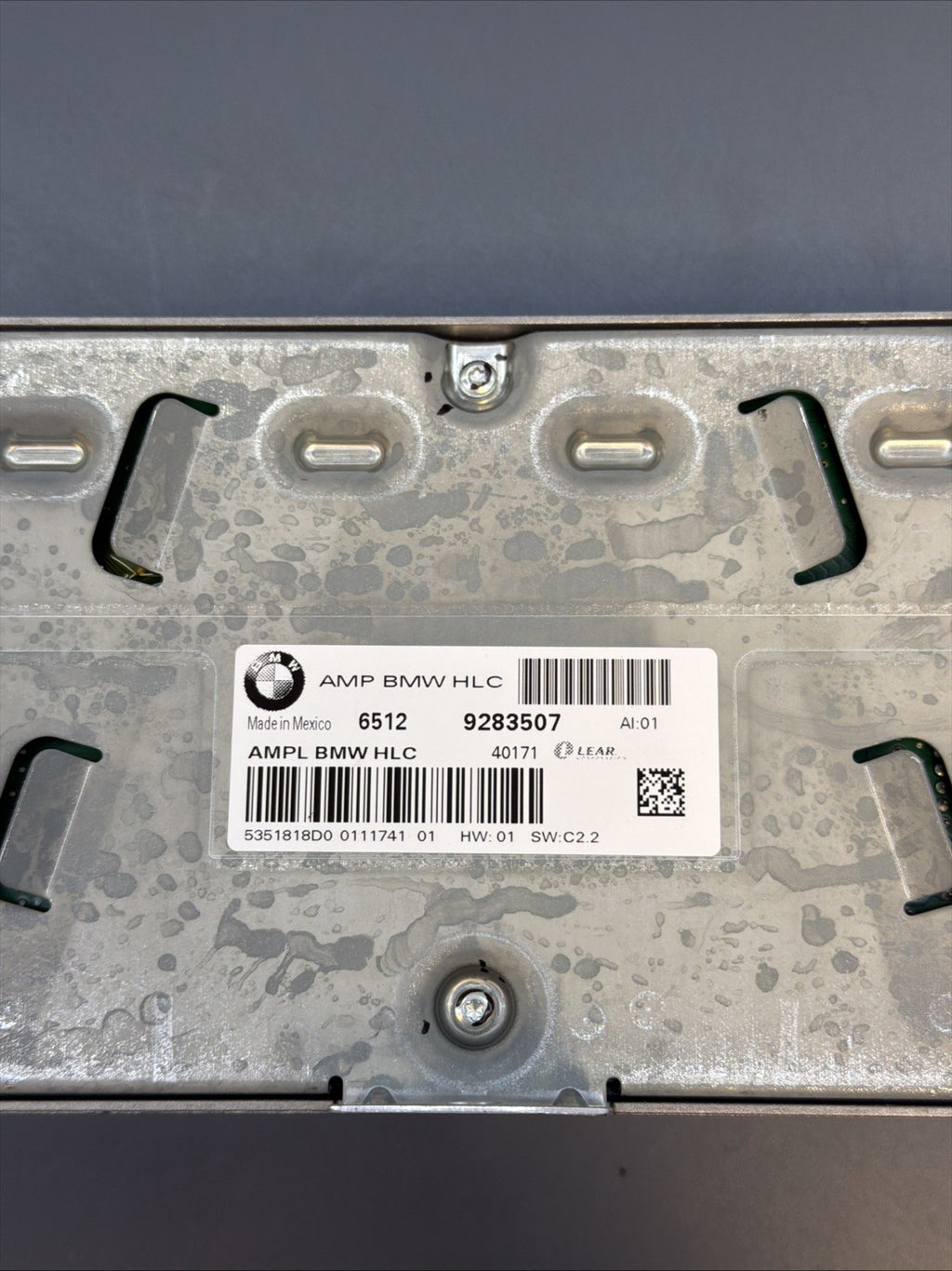 2011 - 2014 BMW F25 X3 AMP BMW HLC RADIO AUDIO AMP AMPLIFIER UNIT 9283507