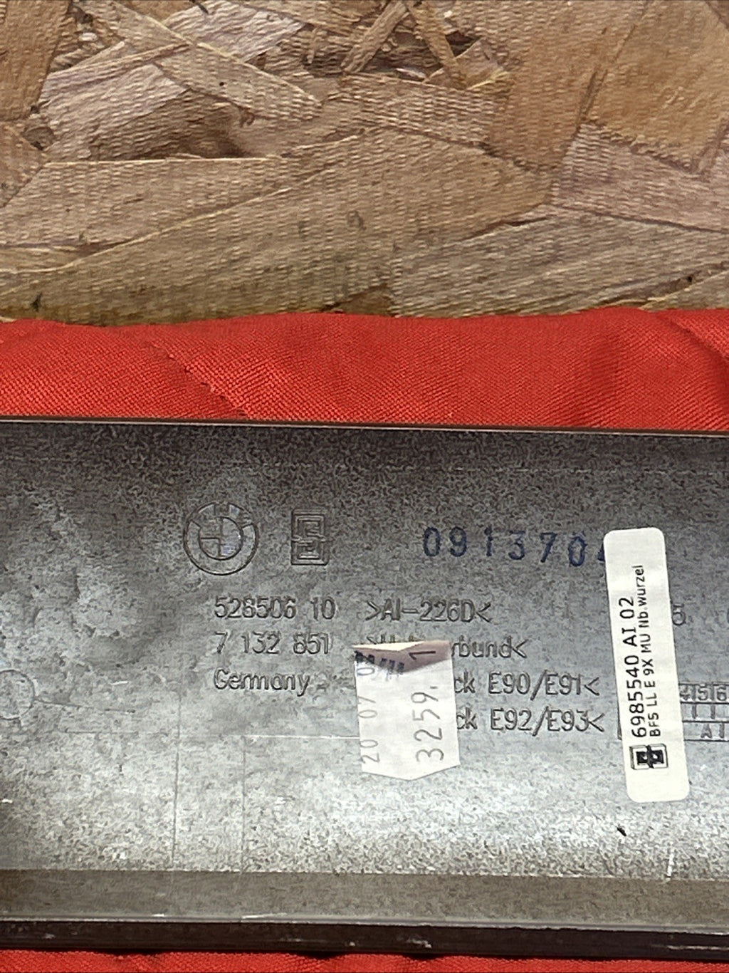 D 06-11 BMW E90 328i 335i Dash Board Trim Panel Front Upper Center 7132851 OEM