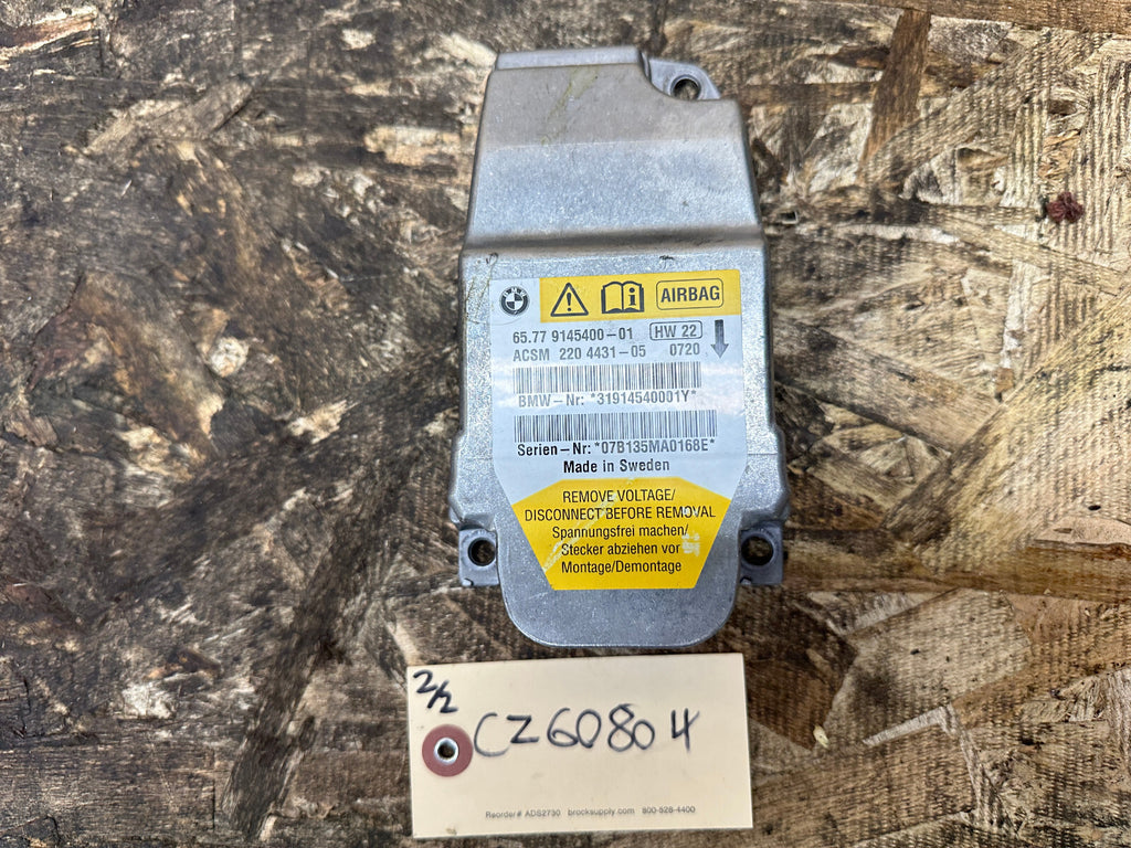 BMW 08-10 E60 E63 E85 5/6 SERIES Z4 SRS SAFETY CONTROL UNIT OEM 9145400