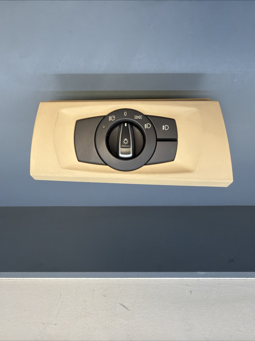 06-11 BMW E90 E92 328i 335d Headlight Control Switch Unit Beige 9169398 OEM