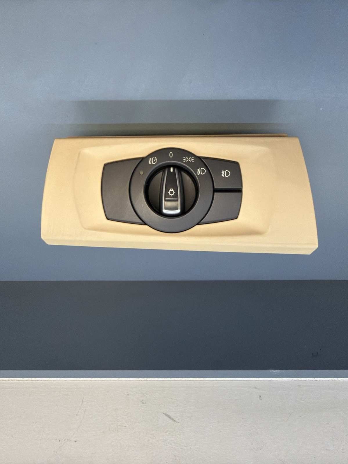 06-11 BMW E90 E92 328i 335d Headlight Control Switch Unit Beige 9169398 OEM