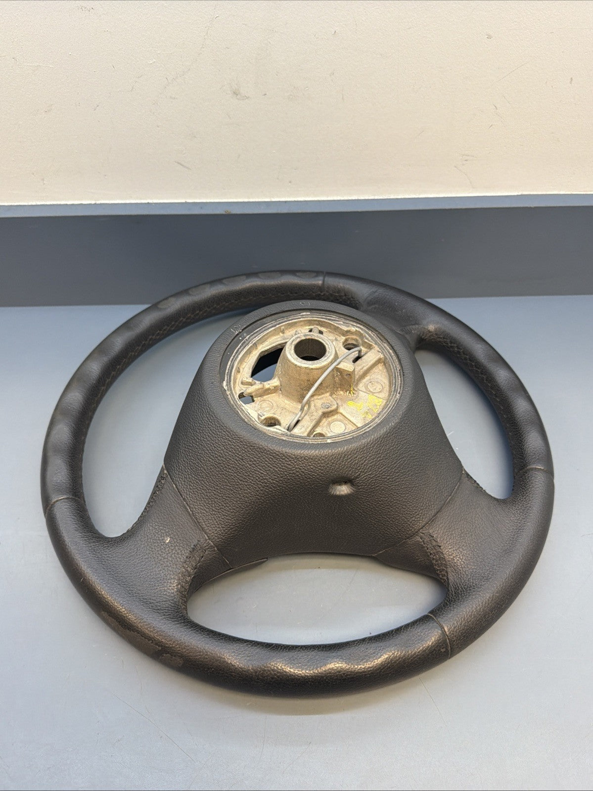 BMW 2006-2012 E90 E9X 3 SERIES BLACK LEATHER STEERING WHEEL OEM 3375E901