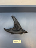 06-13 BMW E90 328i EMERGENCY BRAKE HANDLE BOOT COVER BLACK LEATHER OEM 7137535