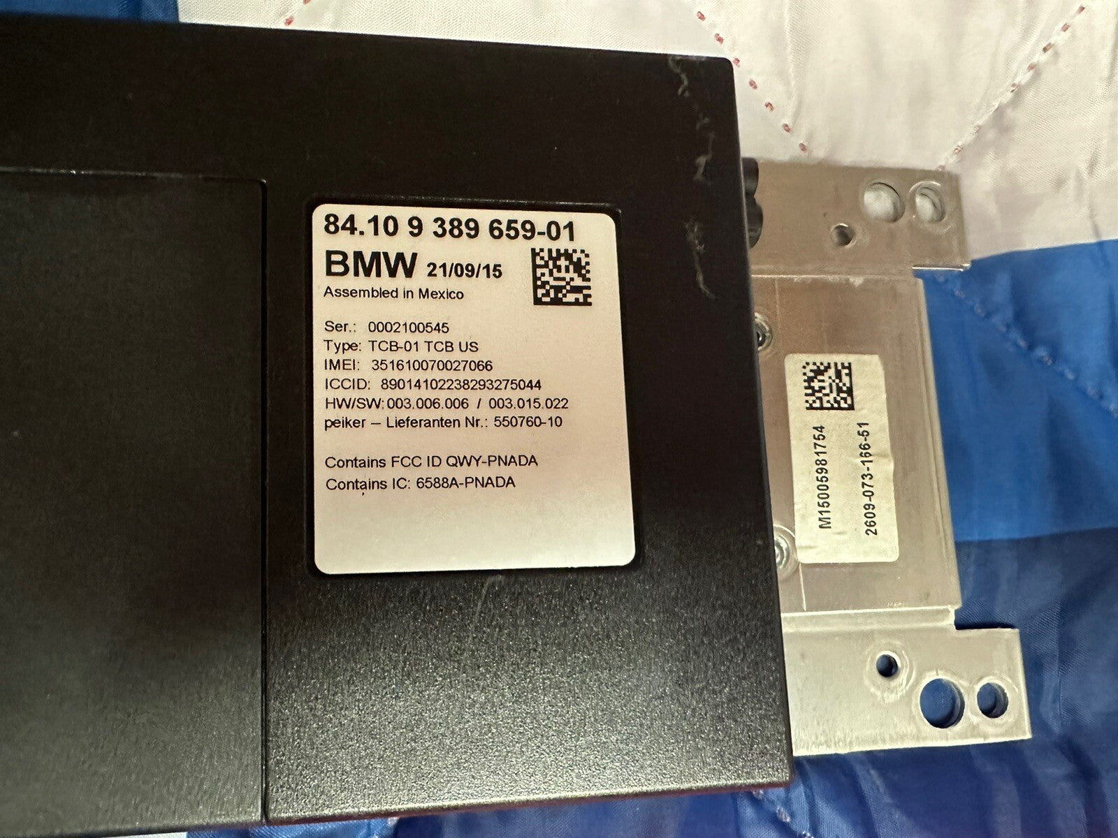 13 14 15 16 BMW 428i 328i Telematics Bluetooth Control Module OEM 9389659