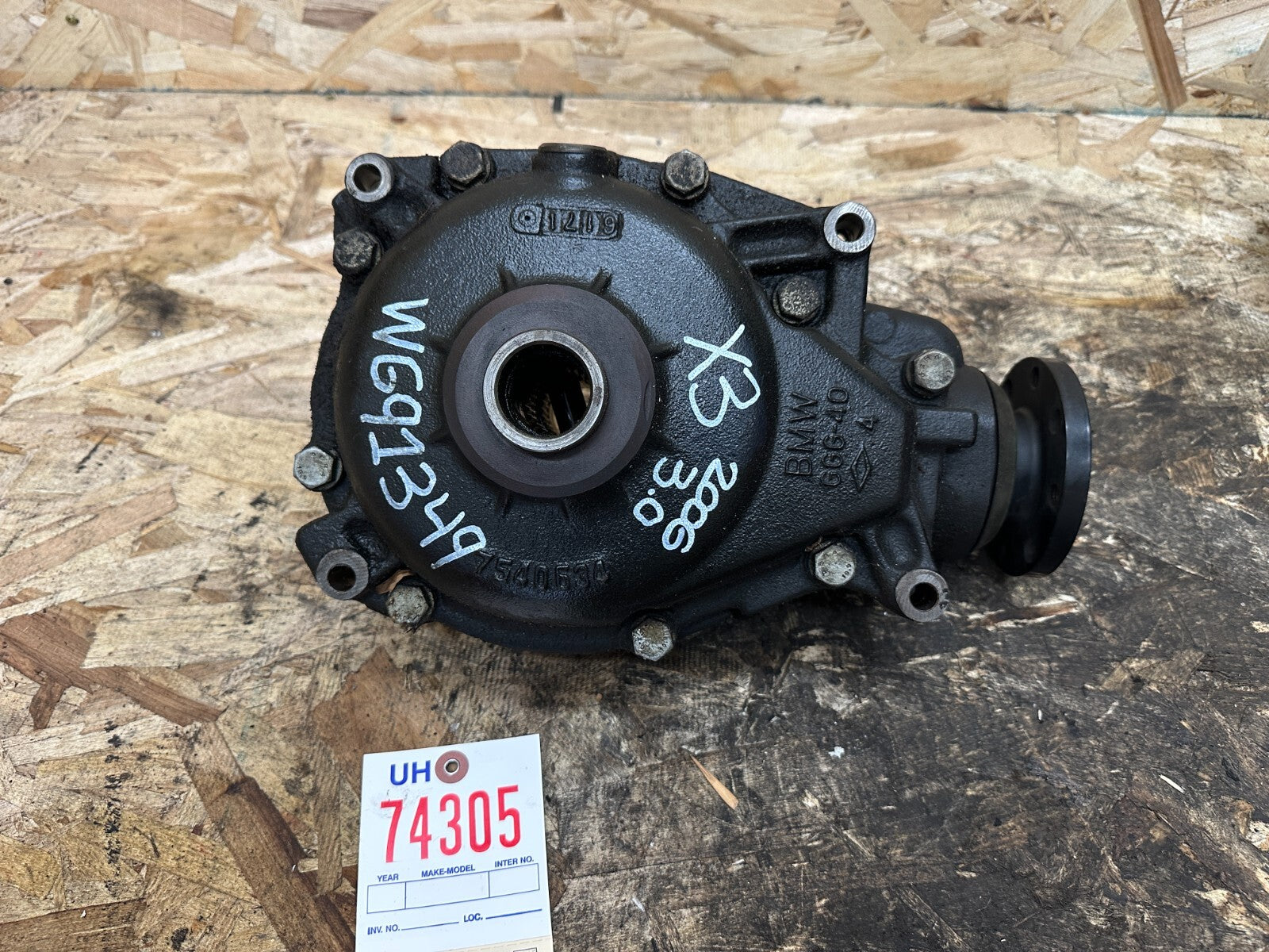 BMW E83 3.0 FRONT DIFFERENTIAL FINAL 3.64 DRIVE OEM 7540534/7540626