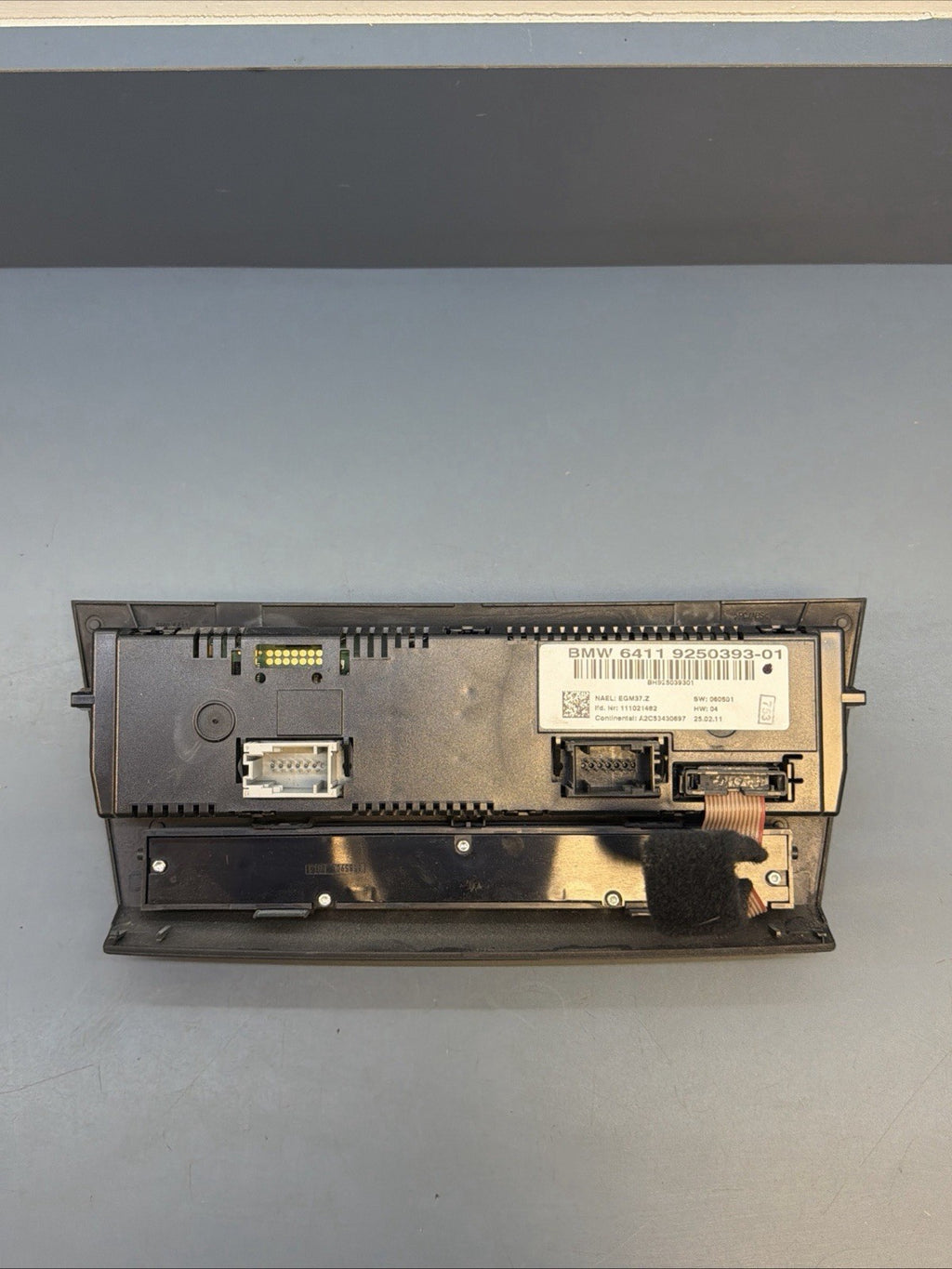 BMW 04-13 E81 E88 E90 E84 1/3 SERIES X1 AC CLIMATE CONTROL PANEL OEM 9250393