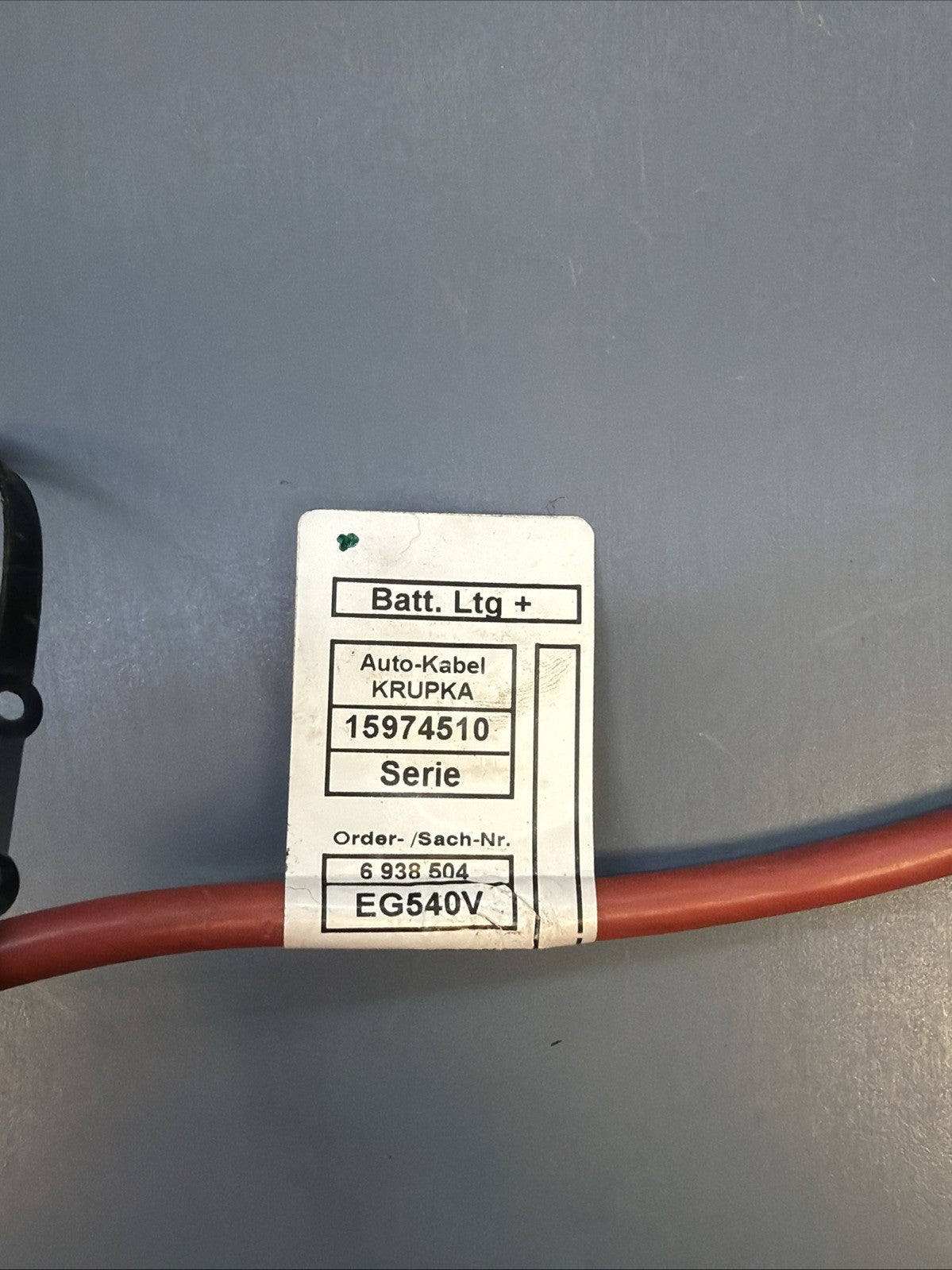 BMW 04-13 E90 3 SERIES POSITIVE BATTERY LEAD OEM 6938504/6938501