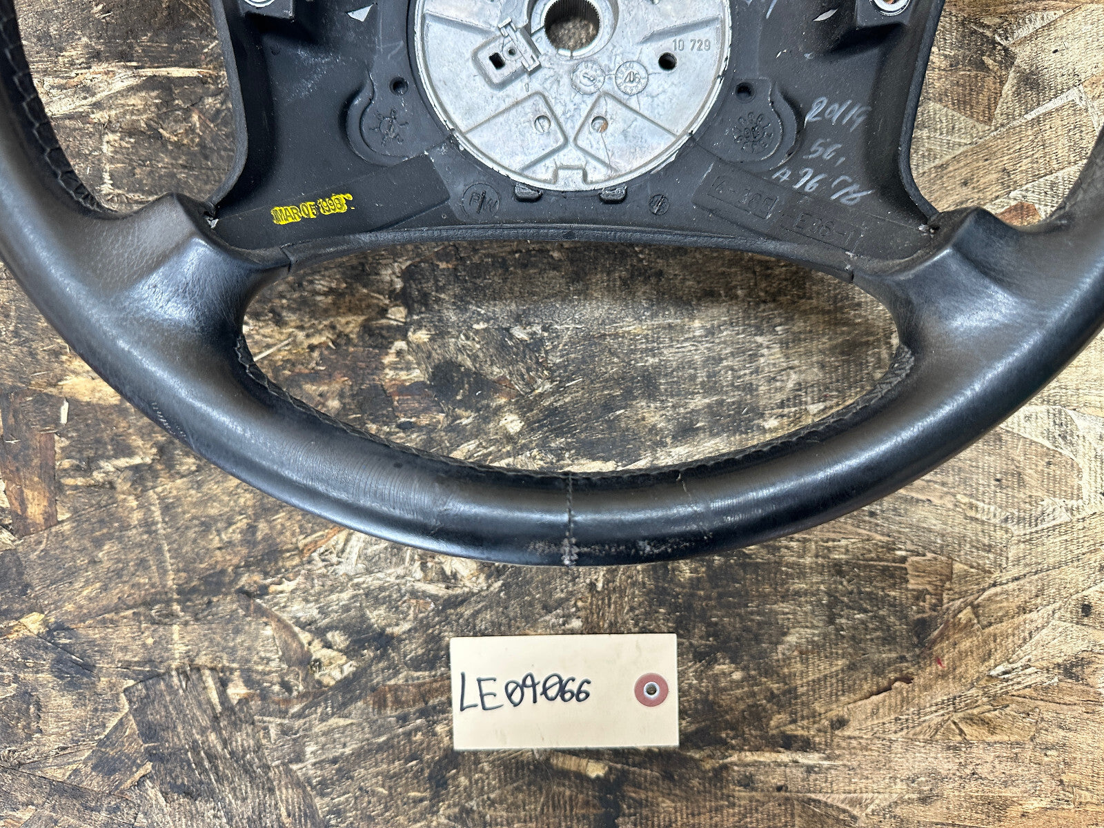 BMW 94-02 E36 E36/7 3 SERIES Z3 323i BLACK LEATHER STEERING WHEEL OEM 4385E361