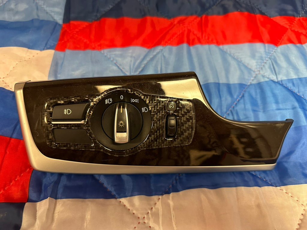 2011-2016 BMW F10 535I 5-SERIES HEADLIGHT LAMP SWITCH CONTROL & TRIM OEM 9192745