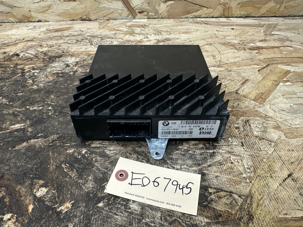 BMW 2006-2013 E92 LEAR HiFi SOUND SYSTEM AUDIO AMPLIFIER OEM 9143162