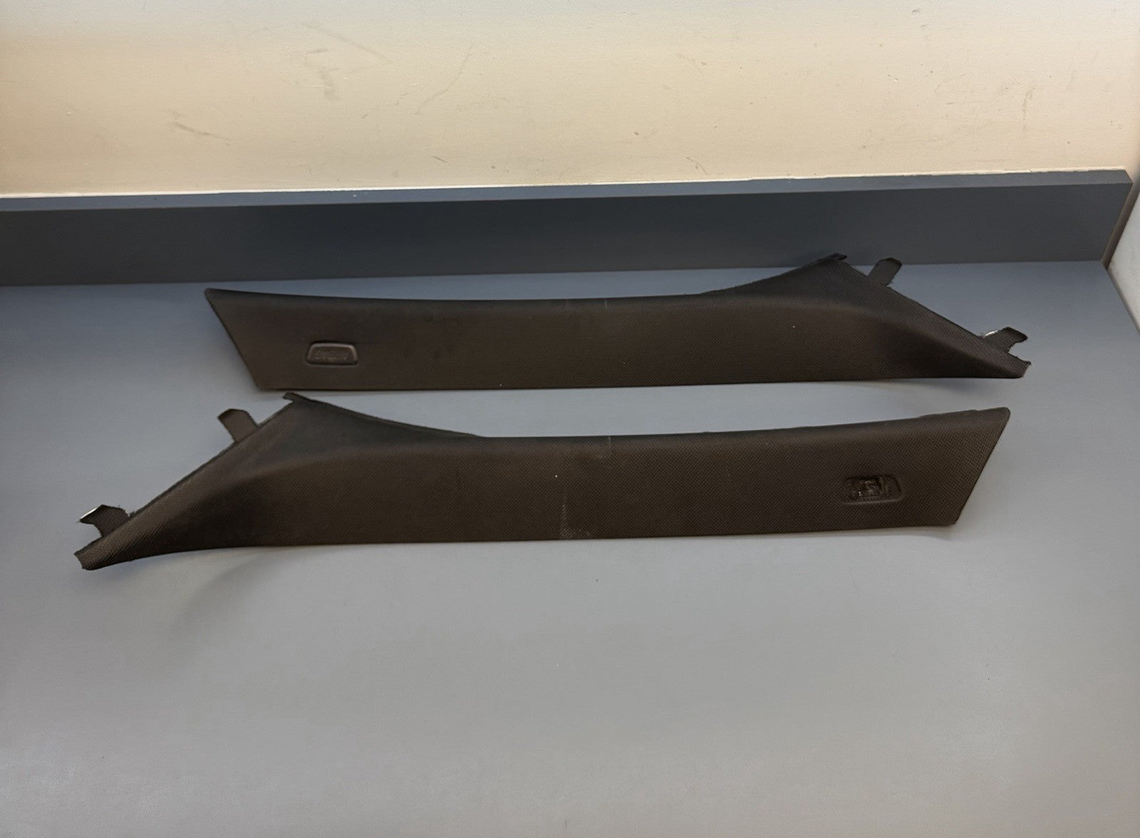 BMW 5 SERIES F10 F11 A PILLAR COVER TRIM SET LEFT RIGHT 9116348 9116347 BLACK