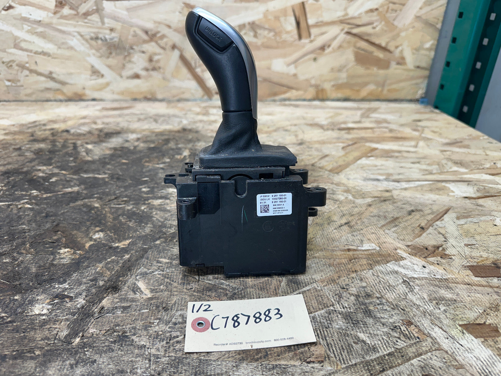 BMW 09-18 5/6 SERIES X3 X4 AUTOMATIC TRANSMISSION GEAR SELECTOR OEM 9251190