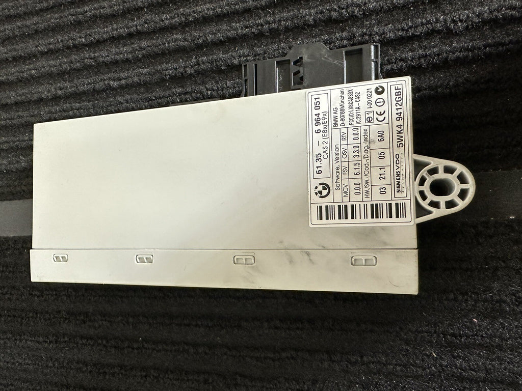 BMW N52 2.5 ENGINE CONTROL MODULE DME MSV70 CAS2 KEY ECU SET OEM 7553116