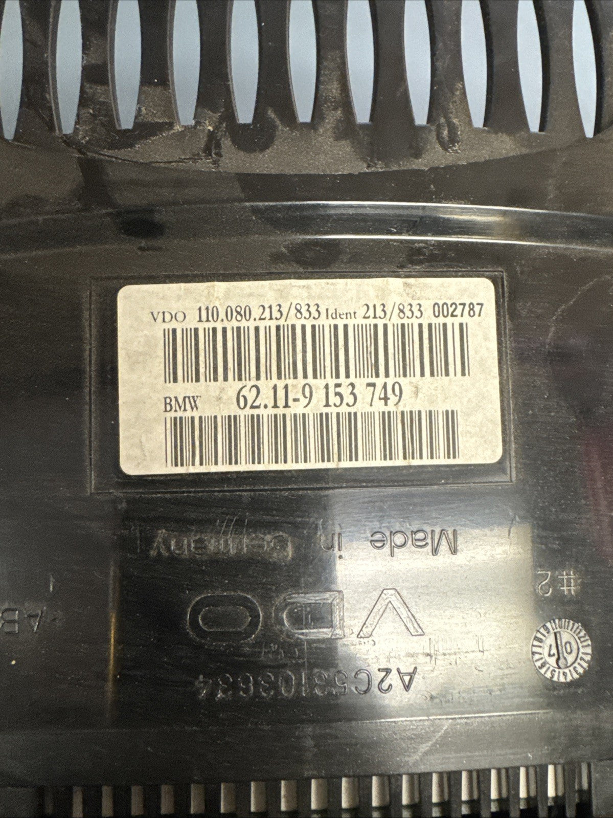 2008-2010 BMW E60 550I LCI INSTRUMENT CLUSTER GAUGE SPEEDOMETER 9153749 OEM