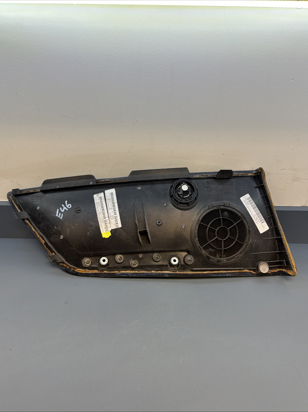 99-06 BMW E46 3 Series M3 Convertible Rear Right Door Panel Card BLACK 8219014