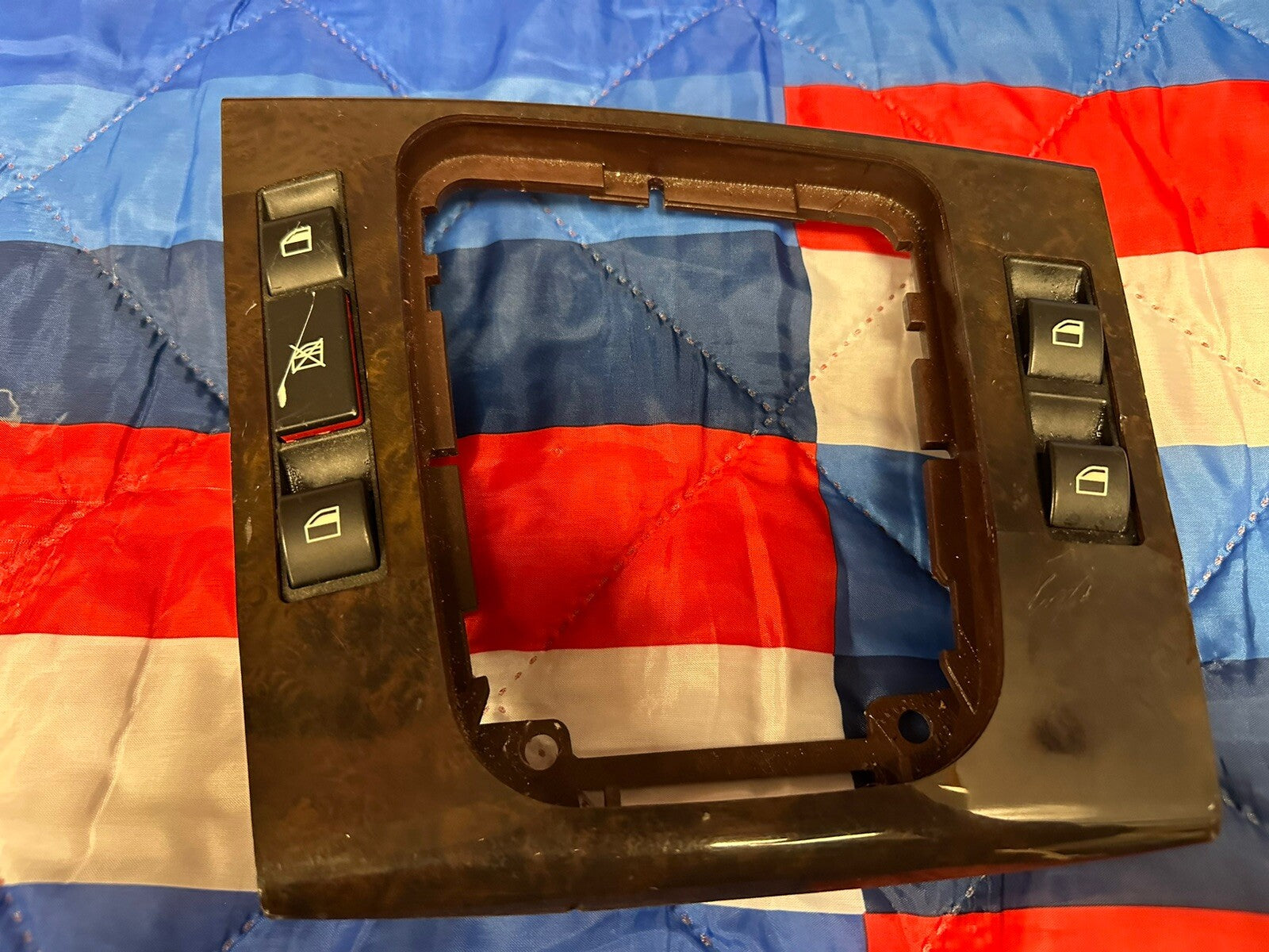 01-05 BMW E46 4 DOOR SEDAN WOOD GRAIN TRIM INTERIOR 8 PIECE SET OEM