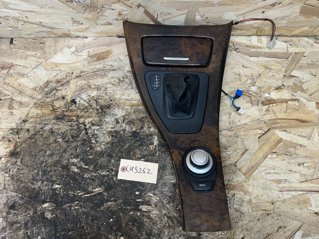 BMW 2007-2011 E9X 3 SERIES CENTER CONSOLE TRIM+iDrive CONTROLLER OEM 7137484
