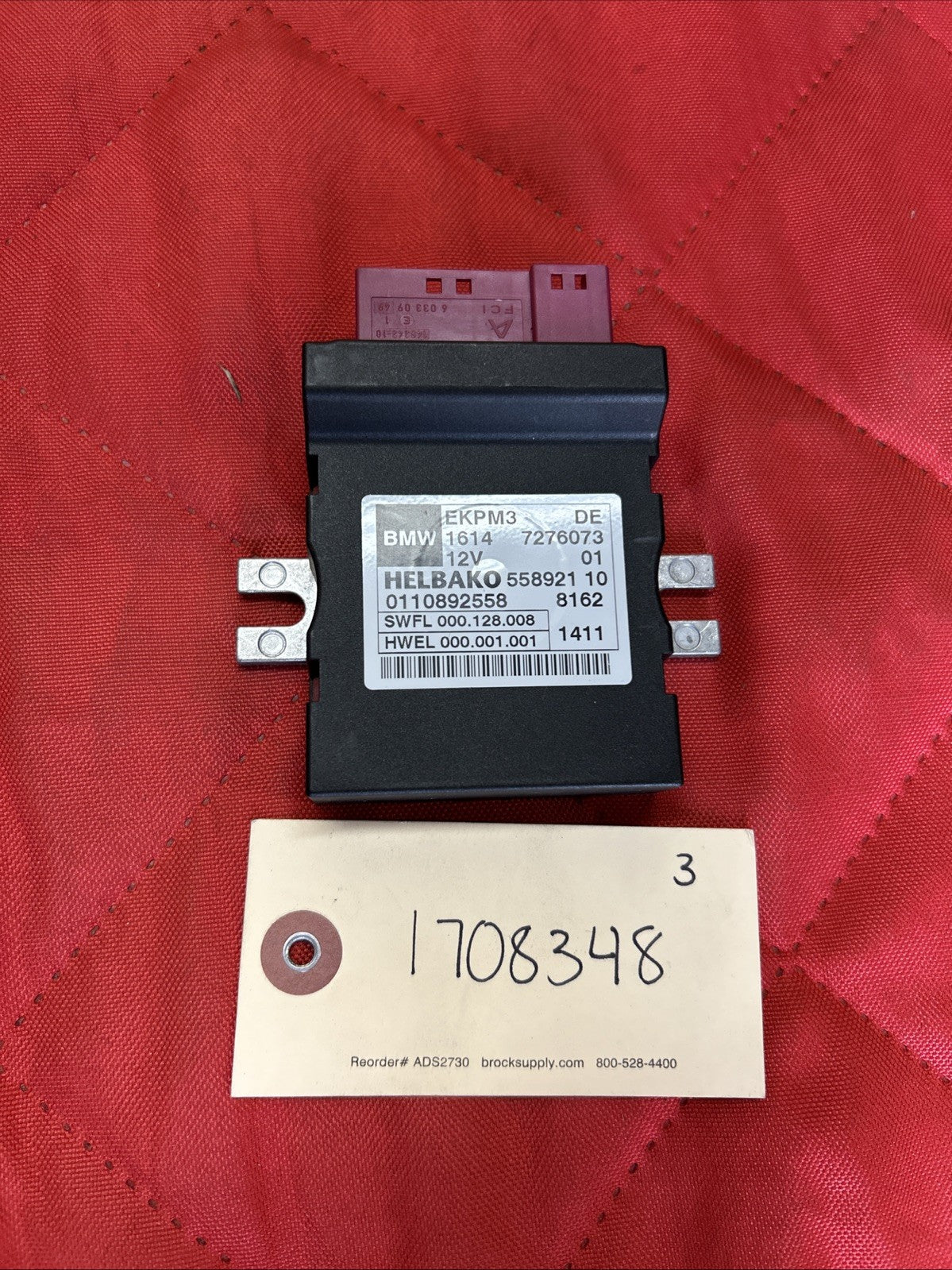 11-18 BMW F30 F32 F36 F22 F07 F10 F01 F02 FUEL PUMP CONTROL UNIT 7276073 EKPM3