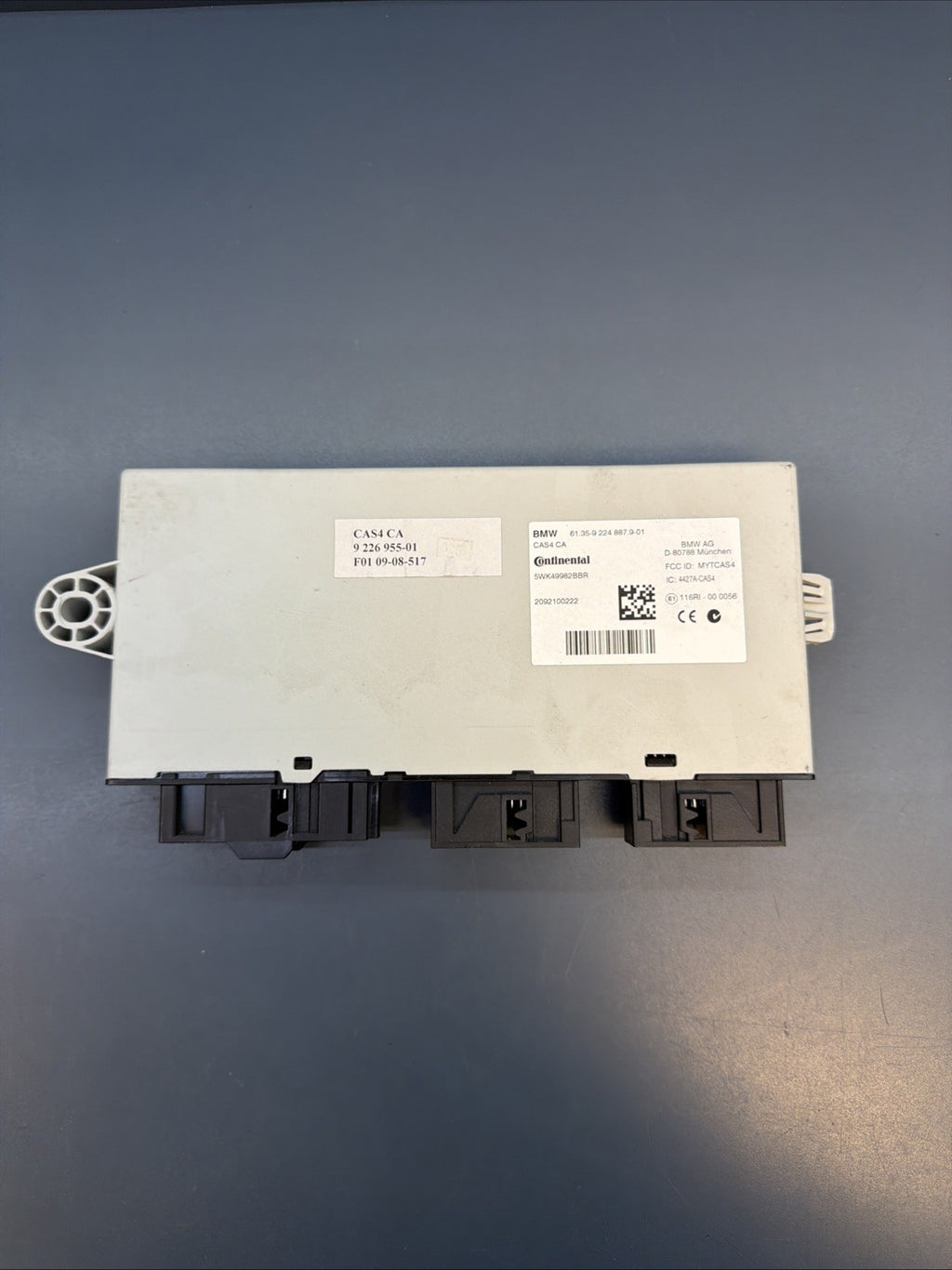 10 BMW F02 750LI N63 ECU CAS IGNITION KEY DME MSD85 SET COMFORT ACCESS 7604075