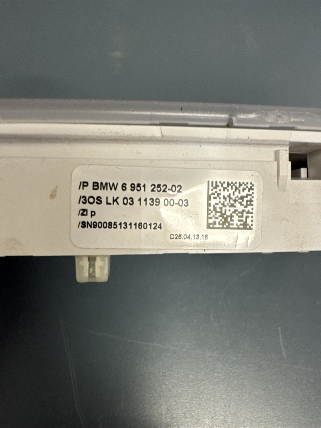 BMW E87 116 118 120 123 130 REAR INTERIOR ROOF READING LIGHT 6951252