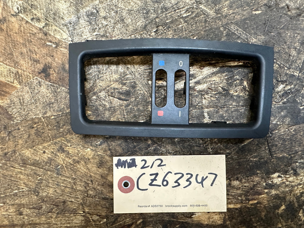 BMW 01-10 E60 5 SERIES REAR CENTER AIR VENT COVER TRIM BLACK OEM 5117000