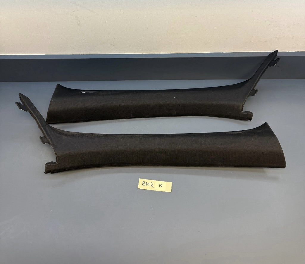 09-15 BMW F01 F02 750LI FRONT LEFT & RIGHT A-PILLAR TRIM COVER 7112735 7112736