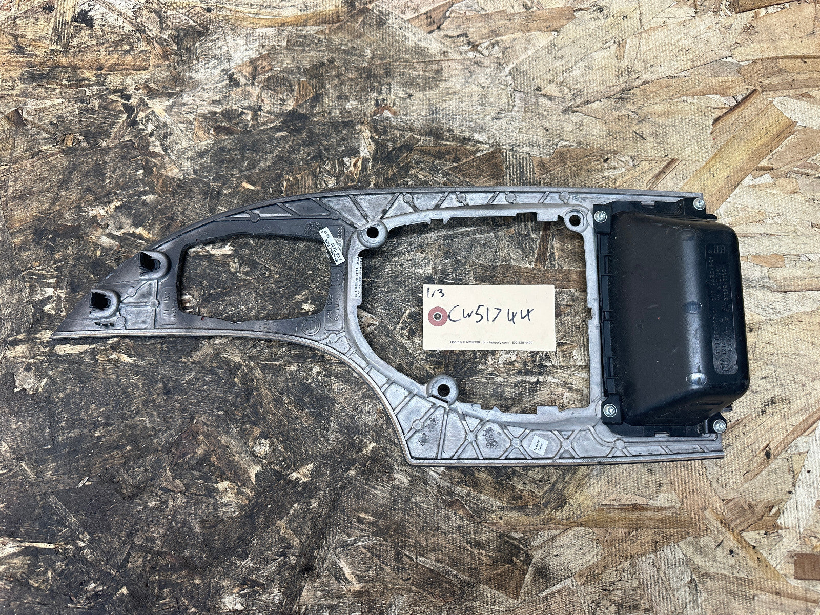 BMW 05-10 E60 5 SERIES WOOD CENTER CONSOLE SHIFTER BEZEL iDRIVE TRIM 9156126