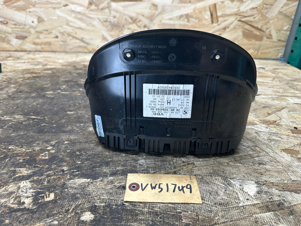 BMW 04-15 E90 E84 3 SERIES X1 SPEEDOMETER INSTRUMENT GAGUE CLUSTER OEM 9284265