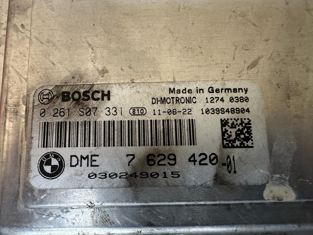BMW 11-12 535i X3 3.0L N55 ECU+CAS(IMMOBILIZER)+KEY VIN MATCHED SET OEM 7629420