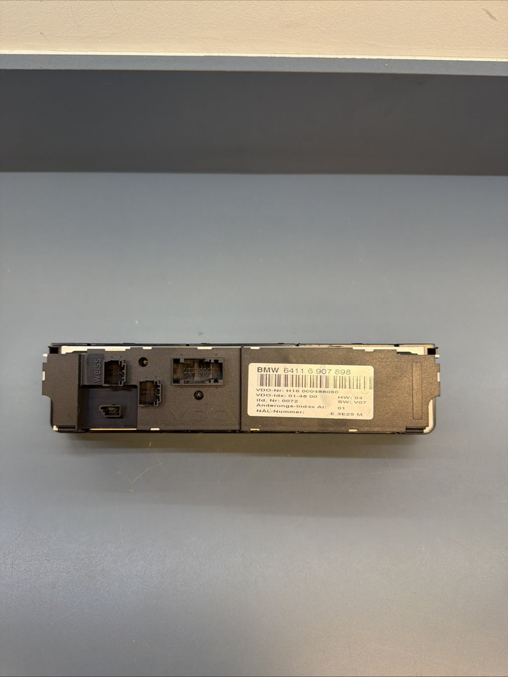 BMW E46 AC CONTROL PANEL CLIMATE CONTROL PANEL 6411-6907898