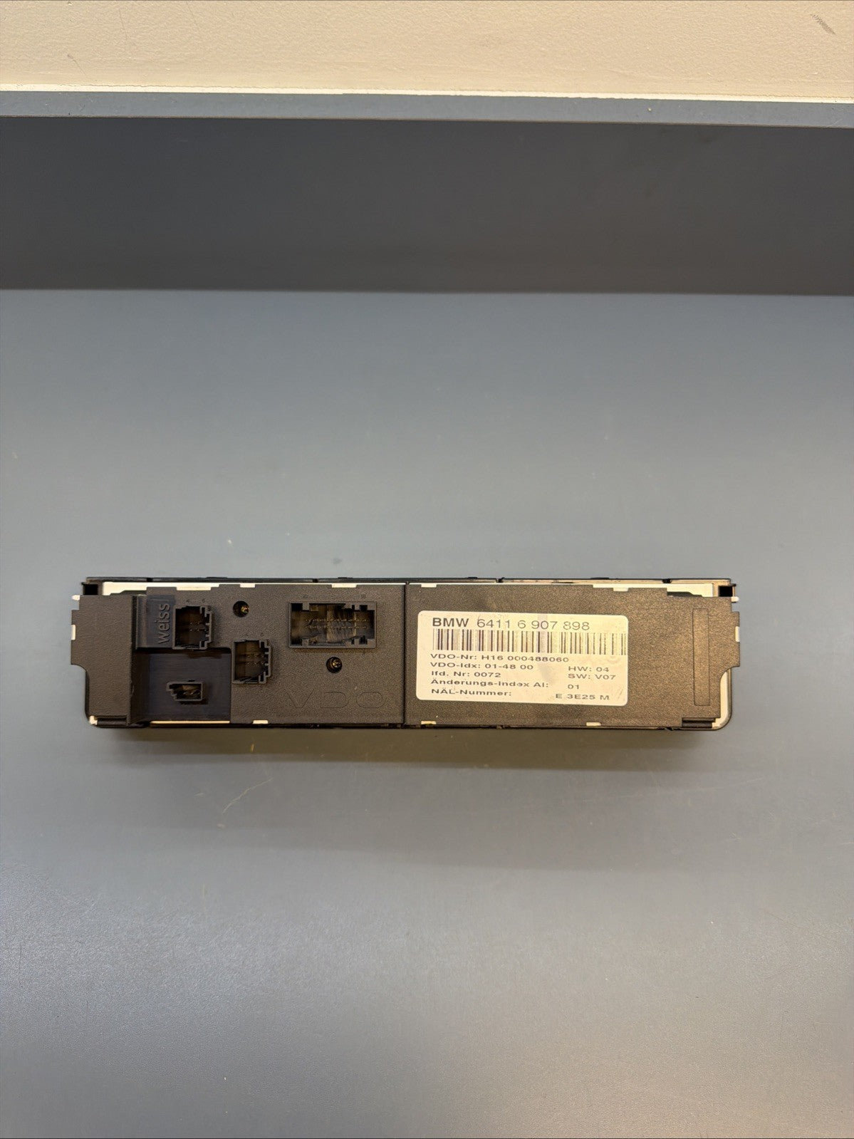 BMW E46 AC CONTROL PANEL CLIMATE CONTROL PANEL 6411-6907898