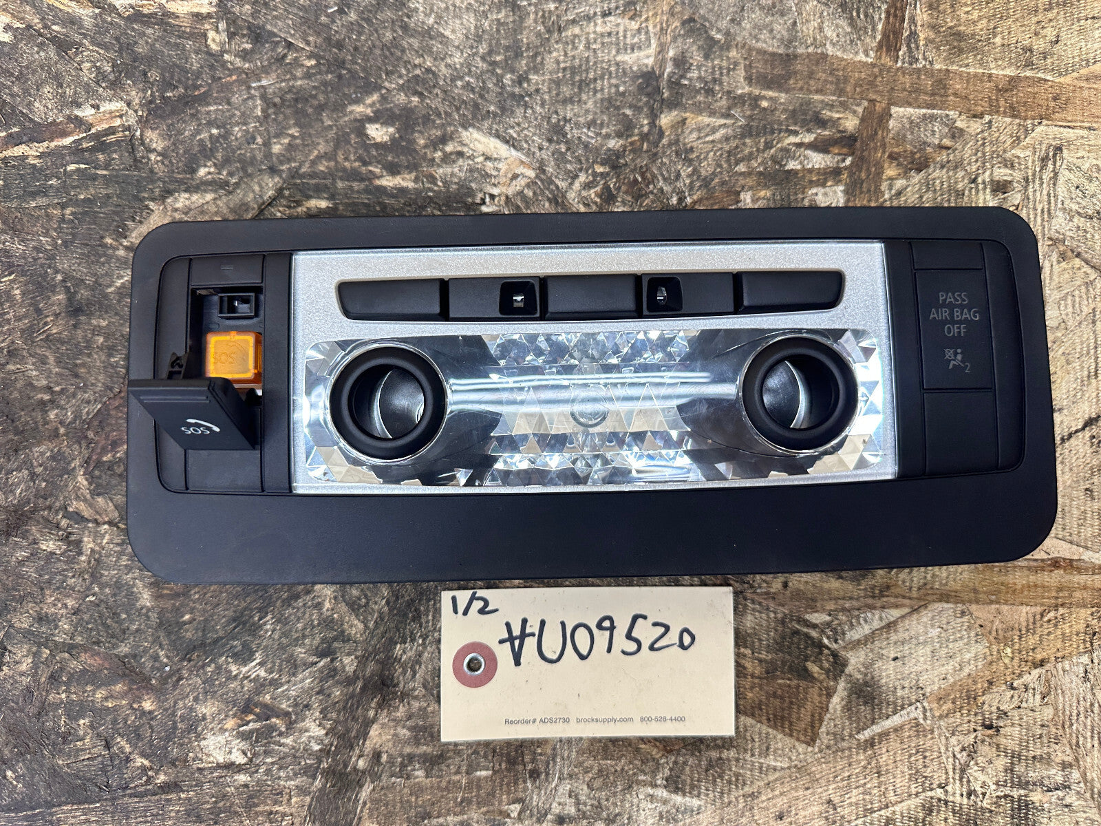 BMW 07-13 E88 1 SERIES FRONT OVERHEAD DOME LIGHT SWITCH CLUSTER OEM 9225702