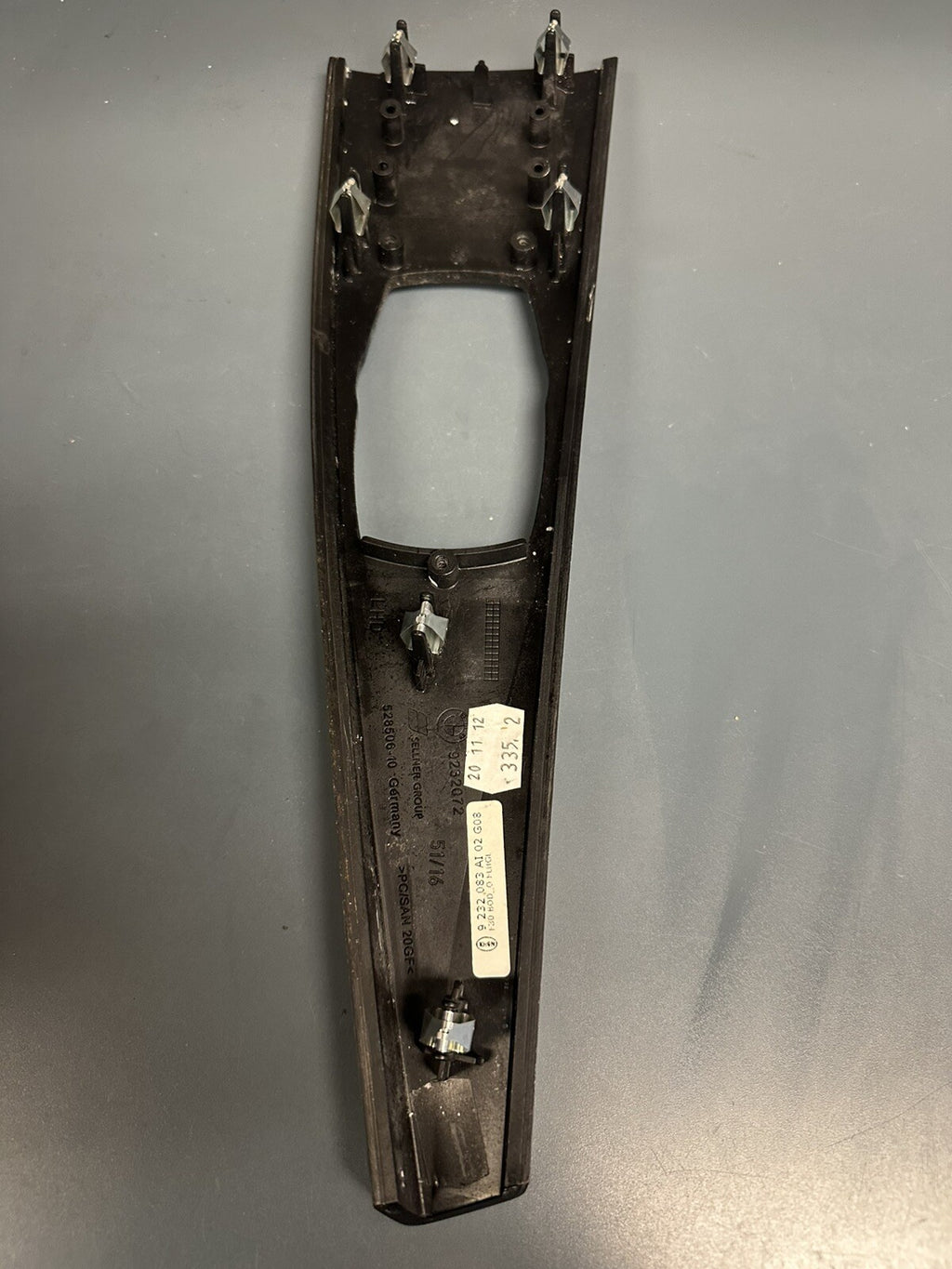 12-18 BMW F30 CENTER CONSOLE TRIM BEZEL PANEL COVER WOOD GRAIN 9232072 OEM